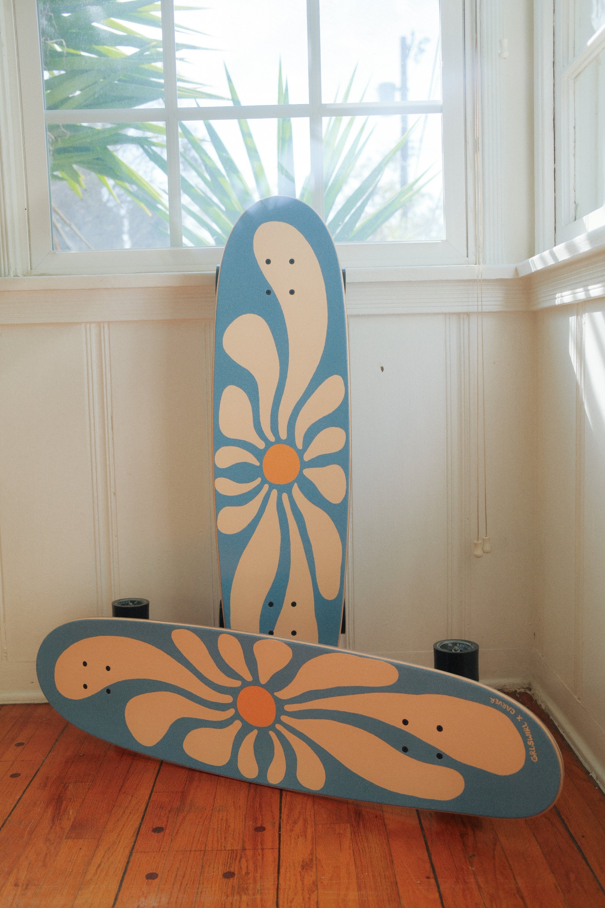 GRLSWIRL x Carver Longboard