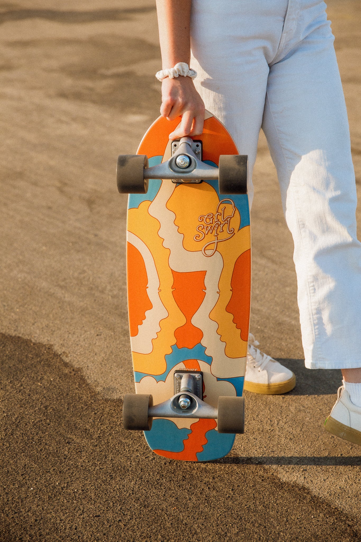 The Original GRLSWIRL x Carver Skateboard